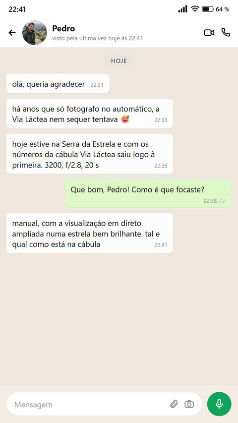 Um fotógrafo amador escreve que a Via Láctea lhe saiu à primeira com os números das cábulas