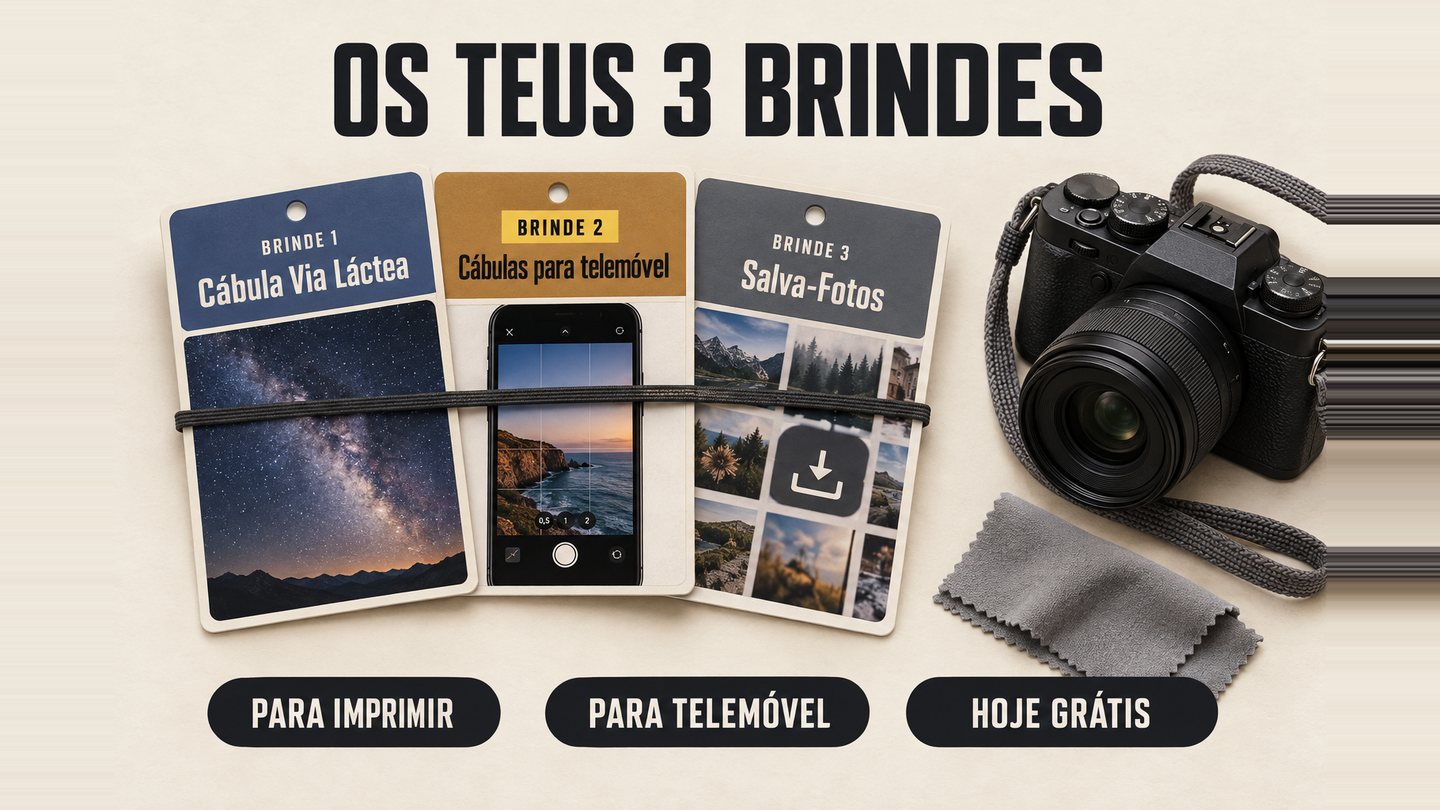 3 brindes: Cábula Via Láctea, Cábulas para telemóvel e Salva-Fotos