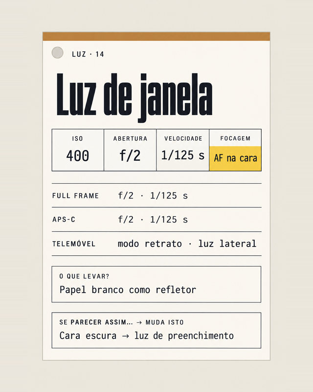 Luz, luz de janela
