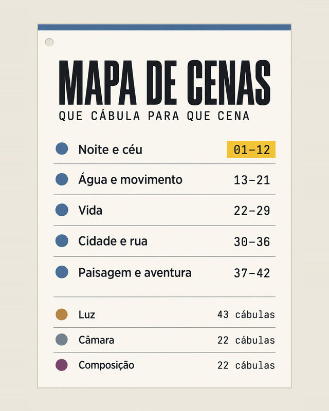 Mapa de cenas: que cábula para que cena